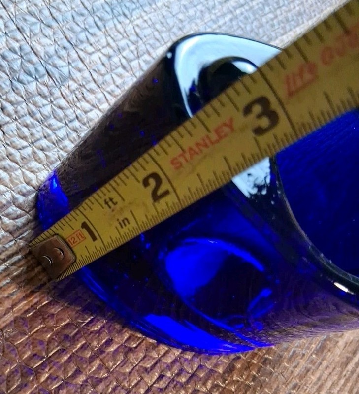 Cobalt Blue Glass Design Stackable Candle Holder gallery