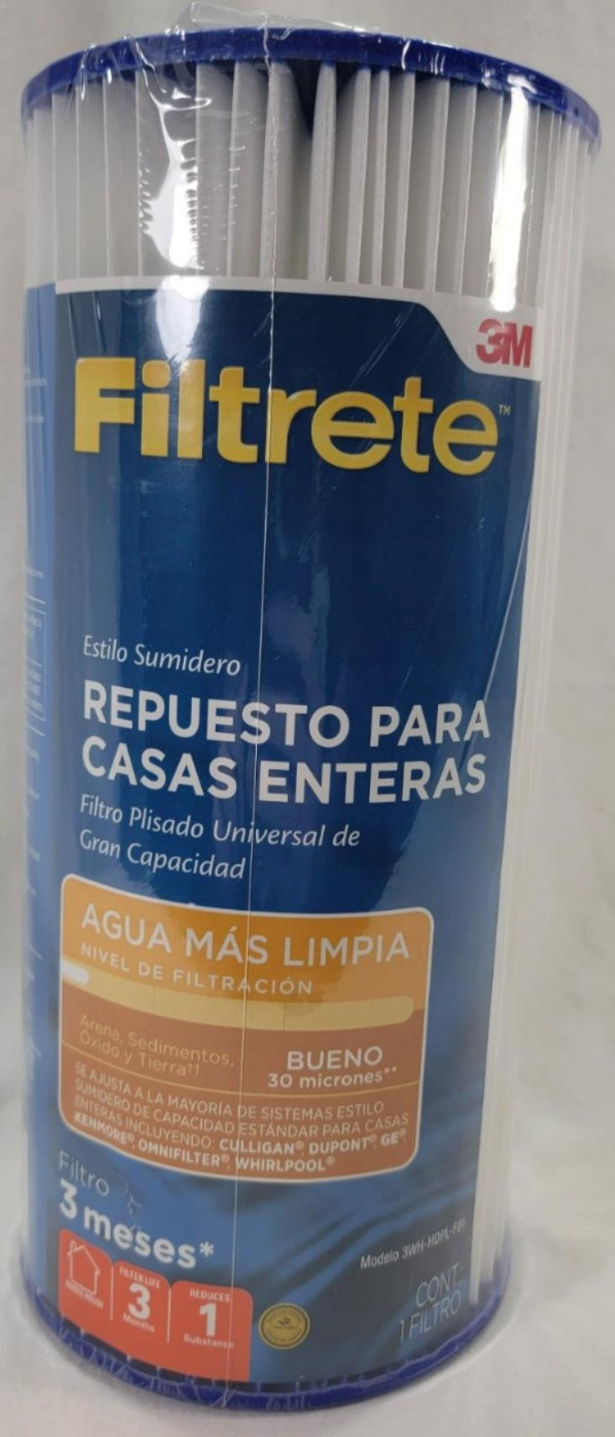 3M Filtrete Whole House Replacement Water Filter 3WH-HDPL-F01 3 month gallery