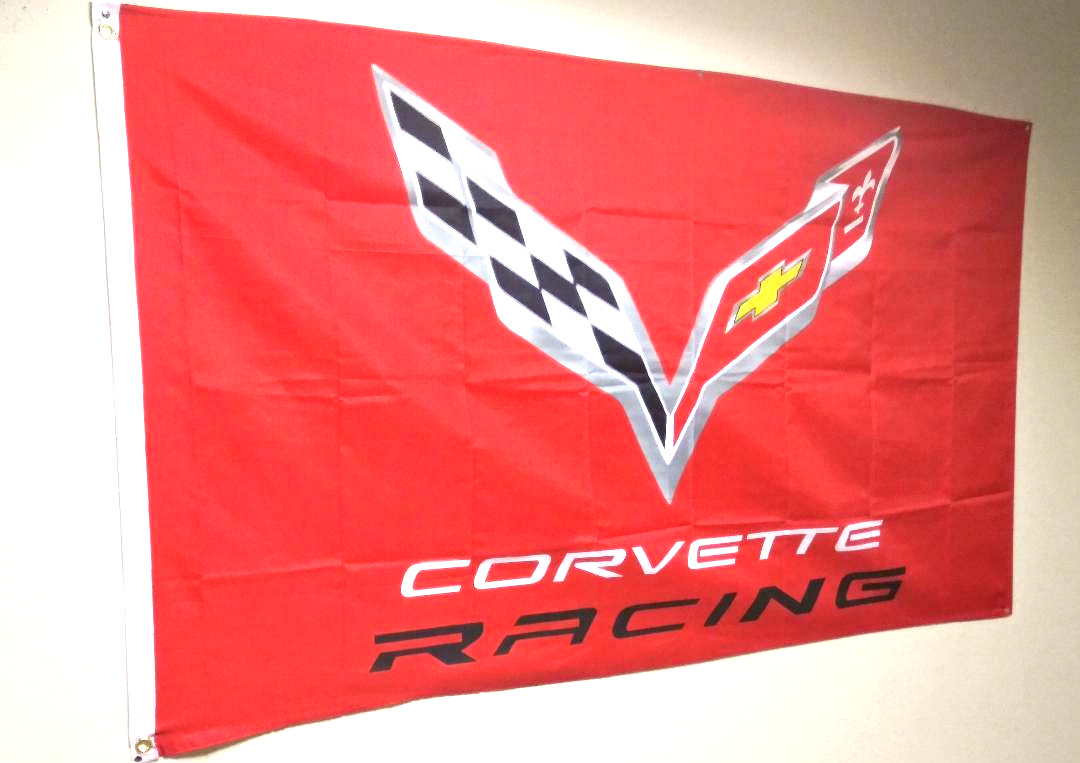 CORVETTE C7 RACING FLAGS 3FT X 5FT C1 C2 C3 C4 C5 C6 C7 CR8 VETTE L82 ZO6 1 gallery