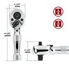 Powerbuilt 1/4 Inch and 3/8 Inch Drive 72 Tooth Dual Head Stubby Ratchet - gallery