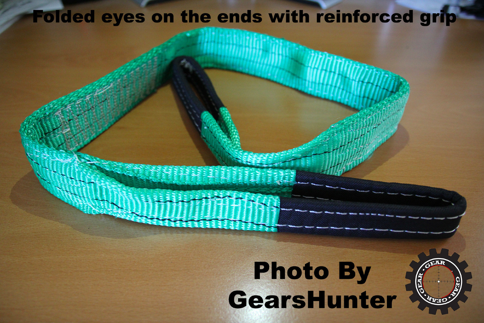 2" (Various Length) 2-Ply Nylon Web Sling Lift Tow Strap Heavy Duty 22000 LBS gallery