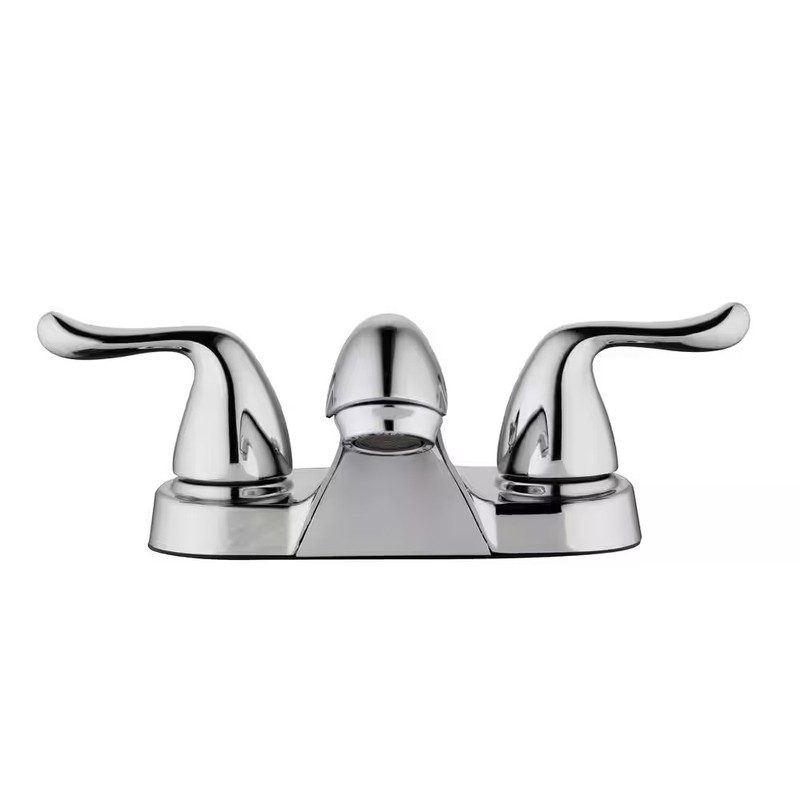 *2 PACK* Glacier Bay Constructor 4" Centerset Bathroom Faucet in Polished Chrome gallery
