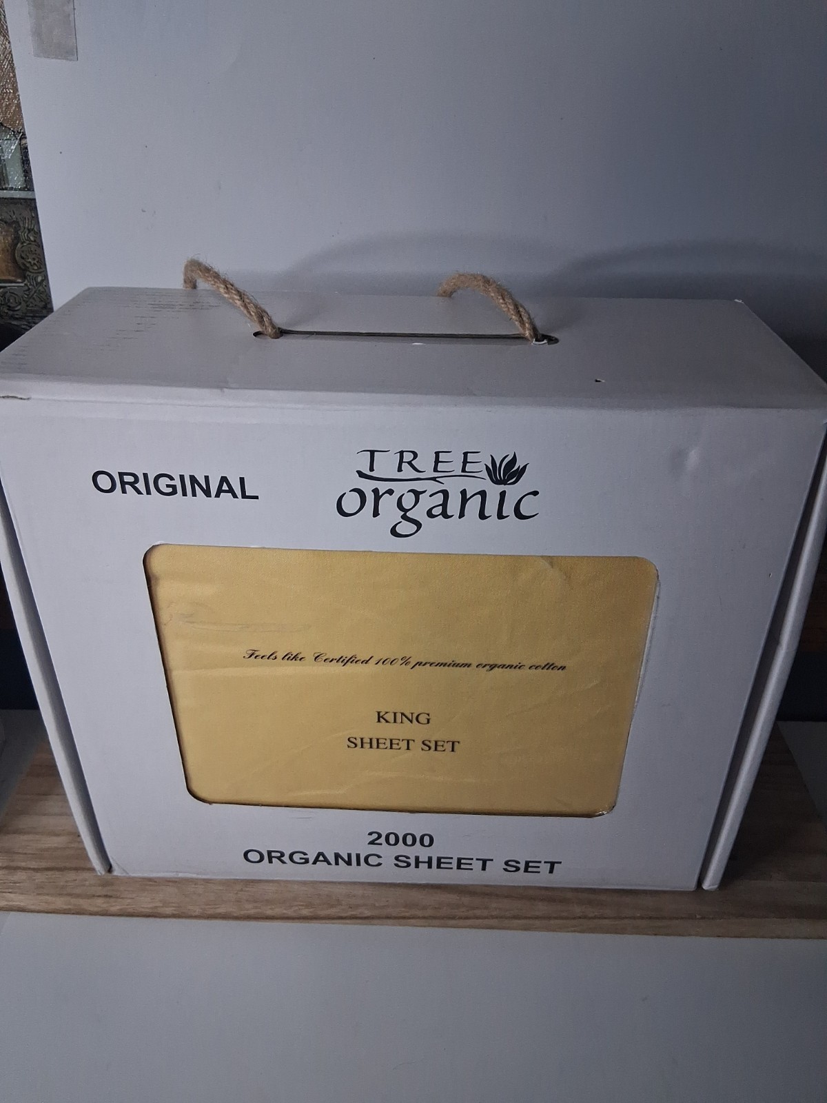 Tree Organic King Sheet Set 2000 In Dark Yellow gallery