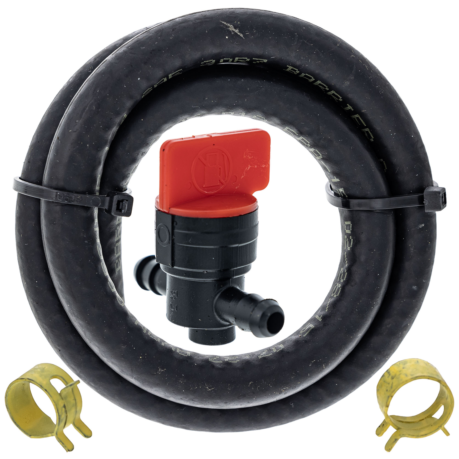 SureFit Engine Gas Shut Off Valve Kit with Fuel Line and Clamps Universal Fit gallery