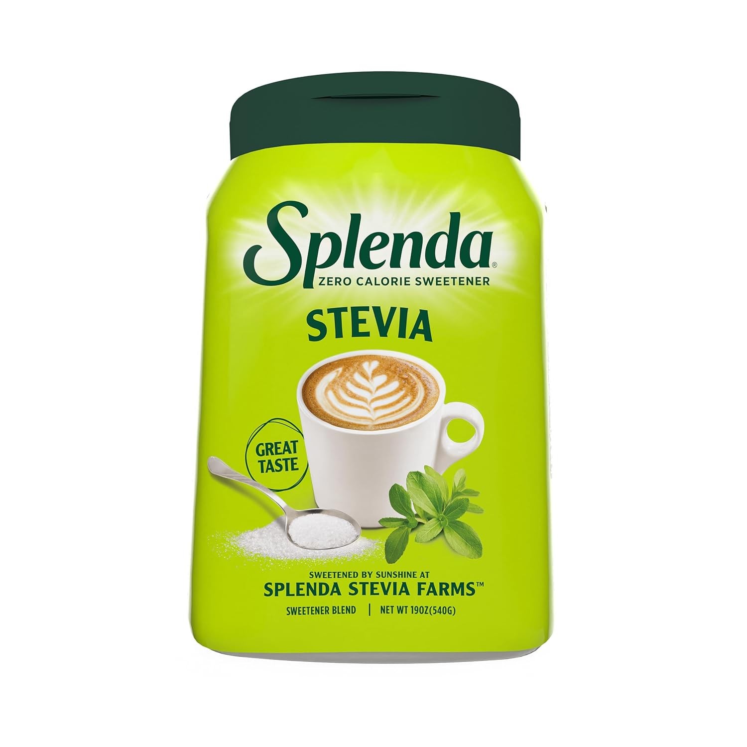 SPLENDA Stevia Zero Calorie Sweetener, Plant-Based Granulated Powder (19oz)11/26 gallery