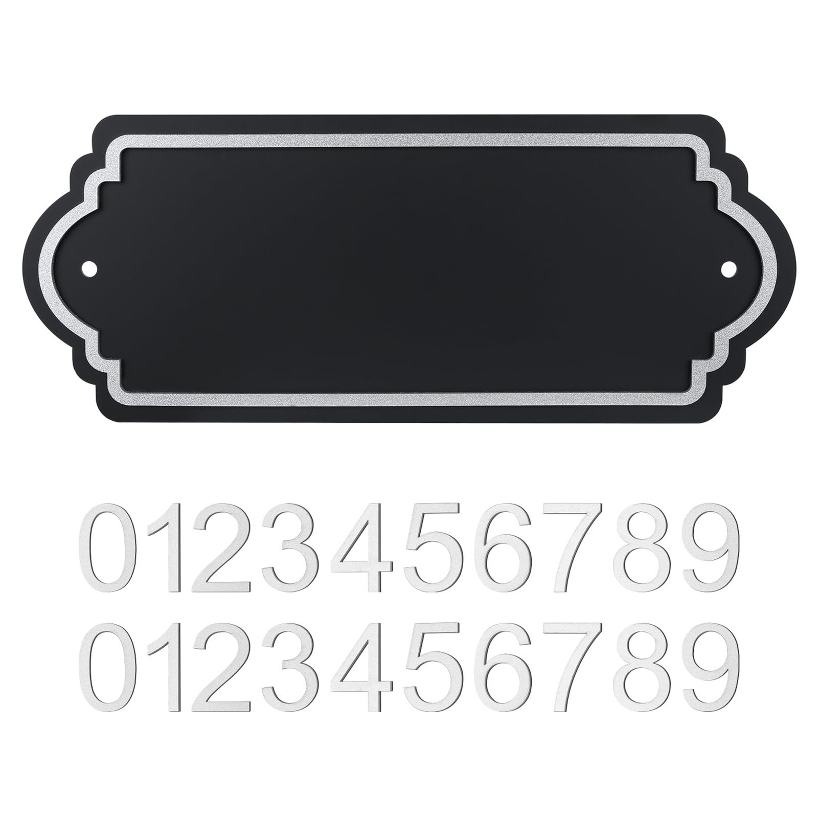 House Numbers for Outside, Address Plaques, Mailbox Numbers, Featuring Two Sets gallery