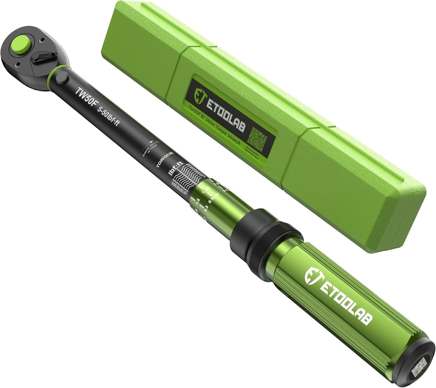 3/8-Inch Drive Click Torque Wrench 5-50Ft-Lb/5-69.4Nm Dual-Direction Adjustable gallery