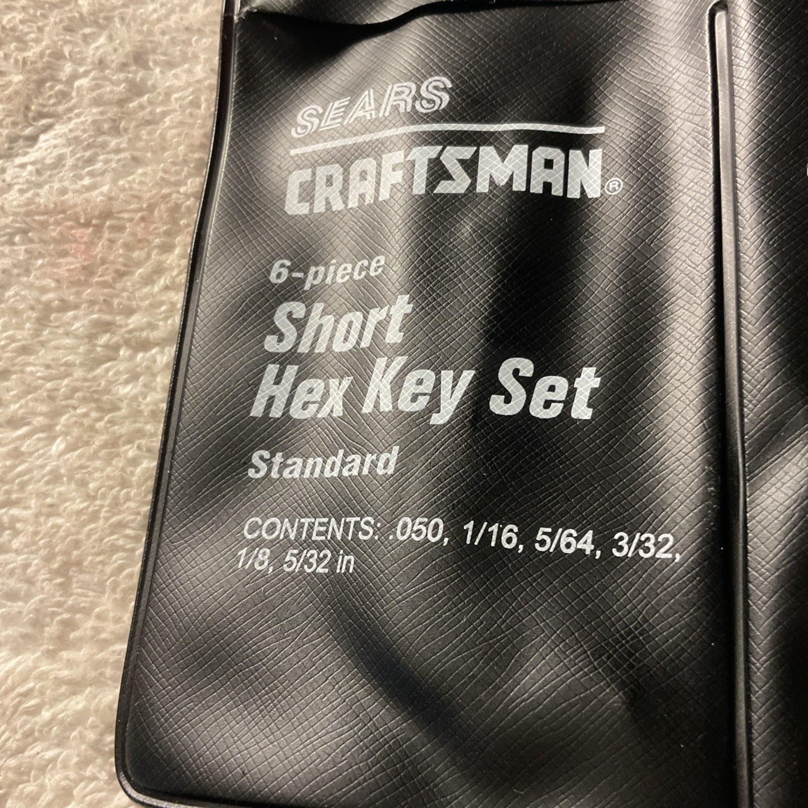 SEARS-Craftsman 12 Pc Short Hex Key Set Standard and Metric-Div.9-Art.# 46694 gallery