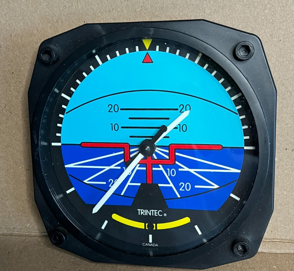 TRINTEC 6-1/2" WALL CLOCK - ARTIFICAL HORIZON INSTRUMENT gallery