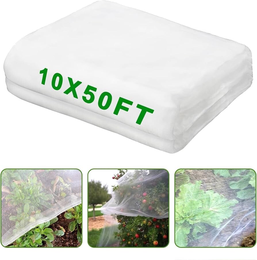 Plant Covers Freeze Protection, 10 x 50FT Frost Cloth Plant Freeze Protection gallery
