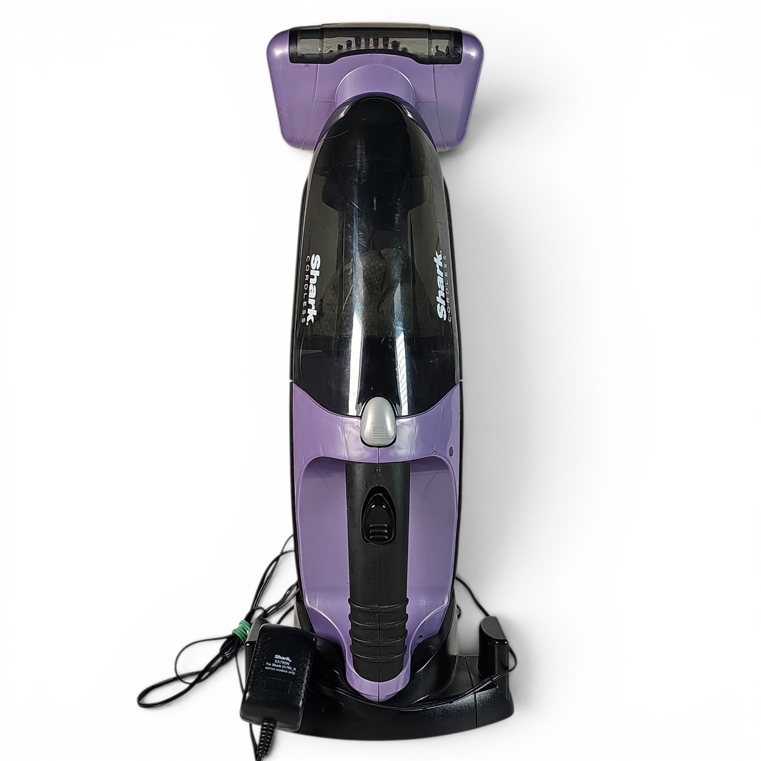 Shark SV780N Cordless Handheld Vacuum Purple w/Charger Dock& Accessories Tested gallery