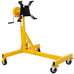 1000lbs Folding Engine Stand Geared Rotating Head 360 Degree Adjustable Mounting