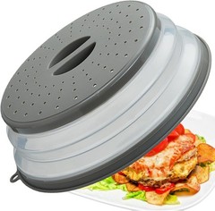 Vented Microwave Splatter Cover Silicone Plastic BPA-Free 1 Pack