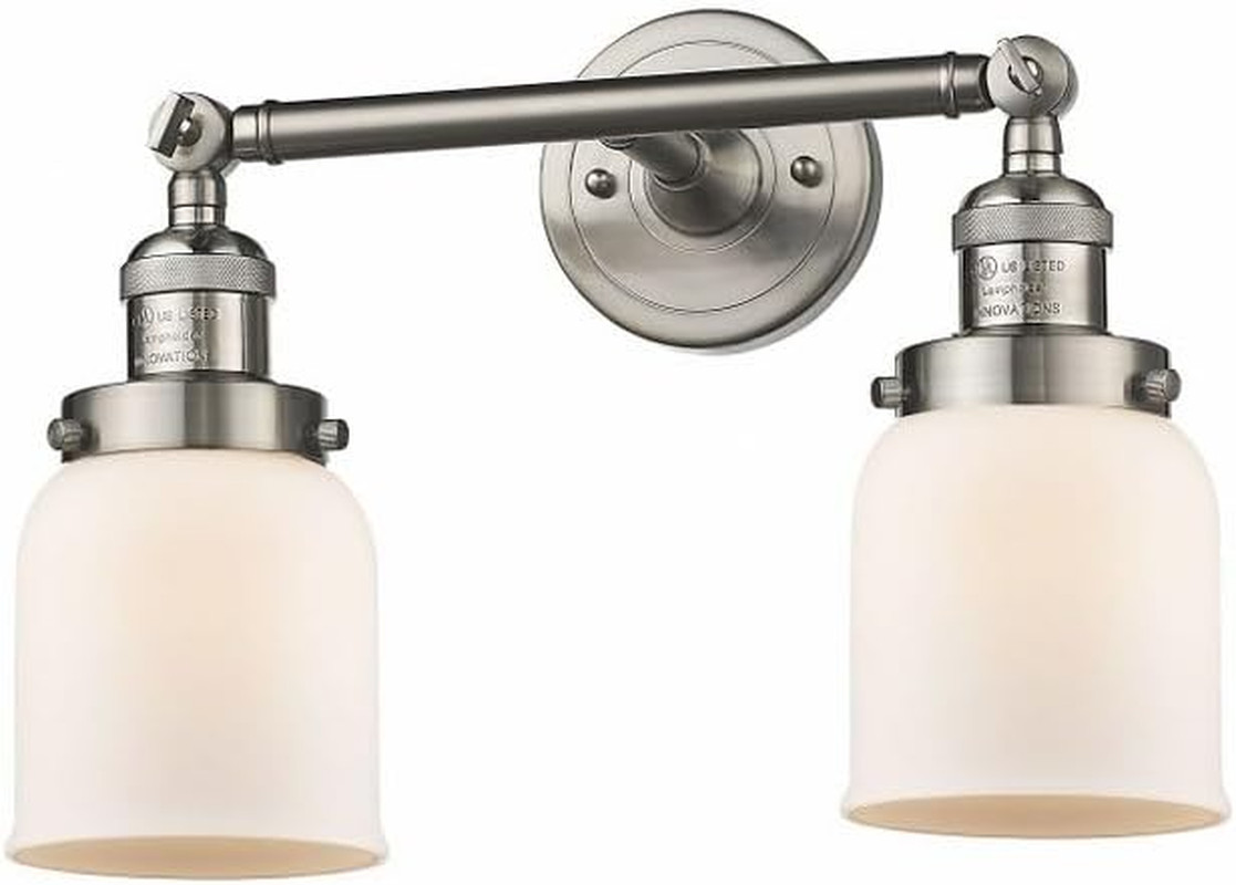 Lighting 208-SN-G51 2 Light Bathroom Fixture, Brushed Satin Nickel gallery