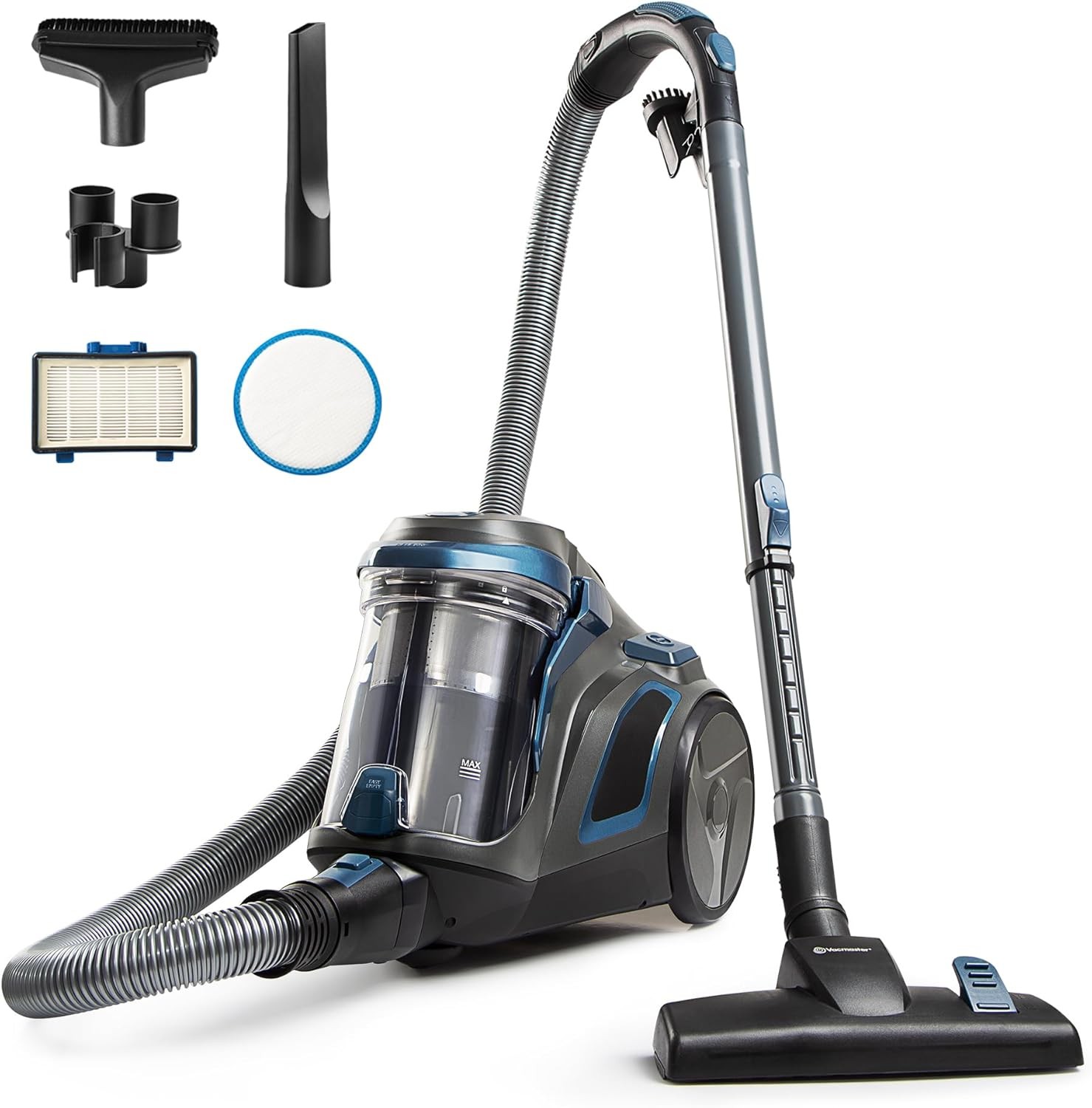 Vacmaster CC0501 Ultra Silent Bagless Canister Vacuum Powerful Cleaner gallery