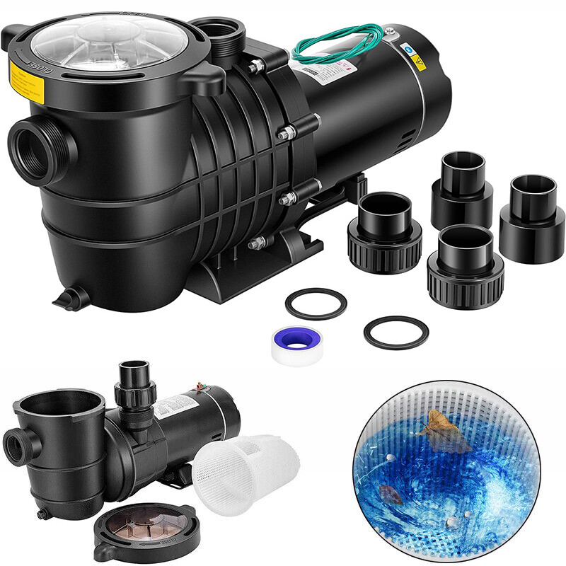 1.0/1.5/2.0 HP Swimming Pool Pump In/Above Ground w/ Strainer Basket ETL Listed gallery