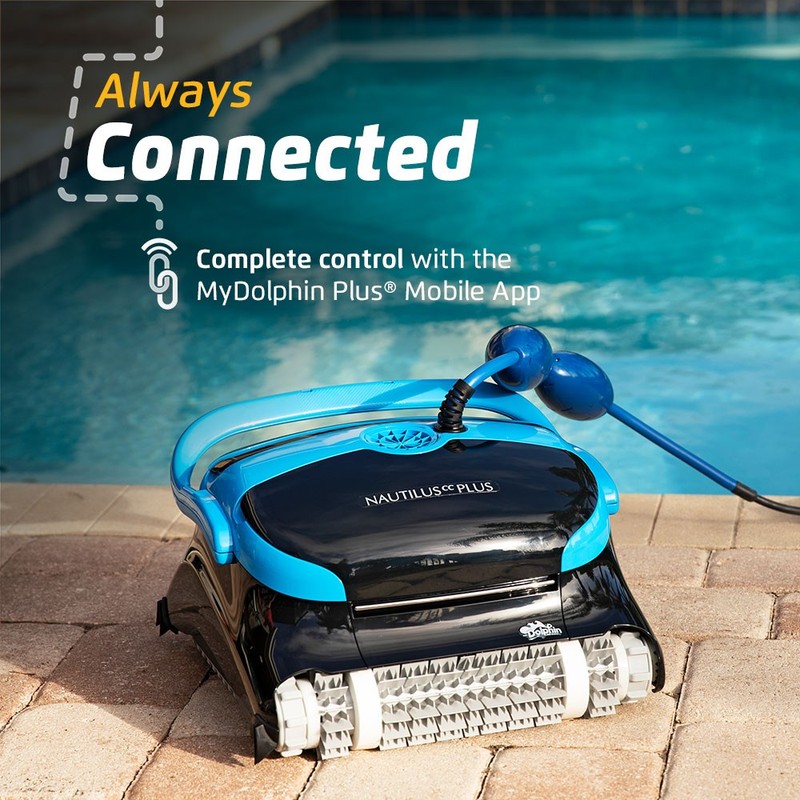 Dolphin Nautilus CC Plus Robotic Pool [Vacuum] Cleaner with Wi-Fi Pool Cleaning gallery