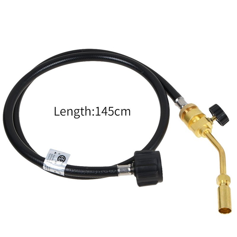 Propane Gas Tank Start Torch & Hose Adapter Brazing Soldering Welding Head gallery