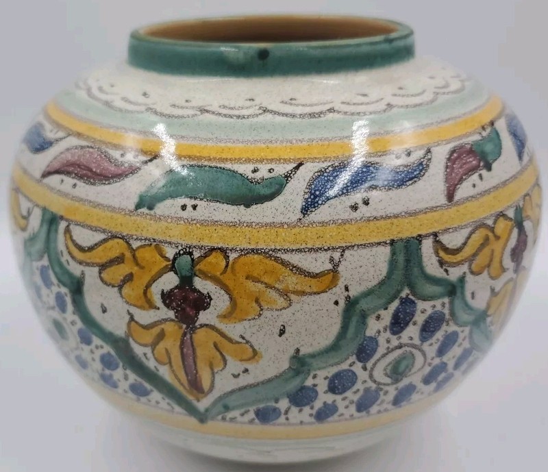 Moroccan Spanish Hand Painted Ceramic Terracotta Flower Pot Garden Planter gallery
