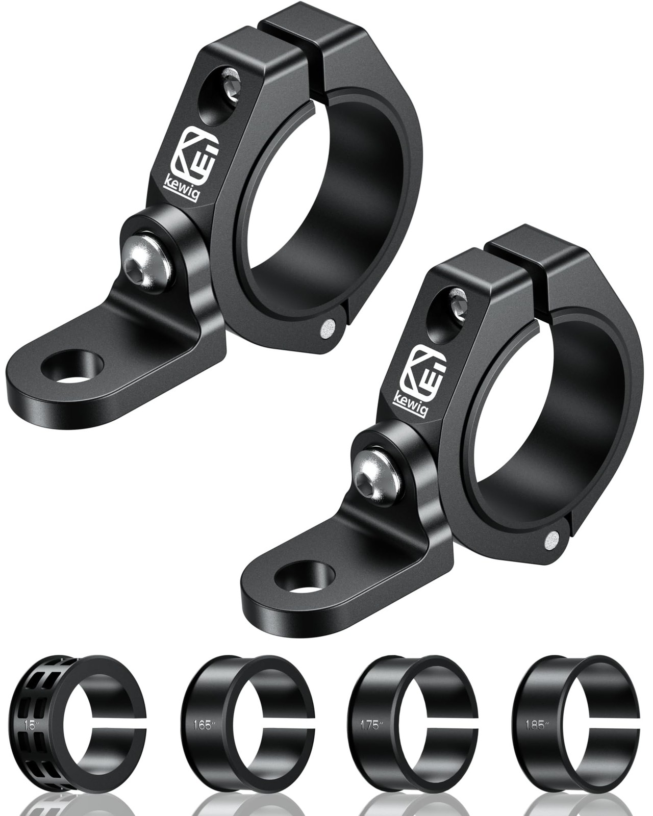 UTV Whip Light Mounts 2PCS Adjustable Aluminum Alloy Roll Bar Clamp gallery