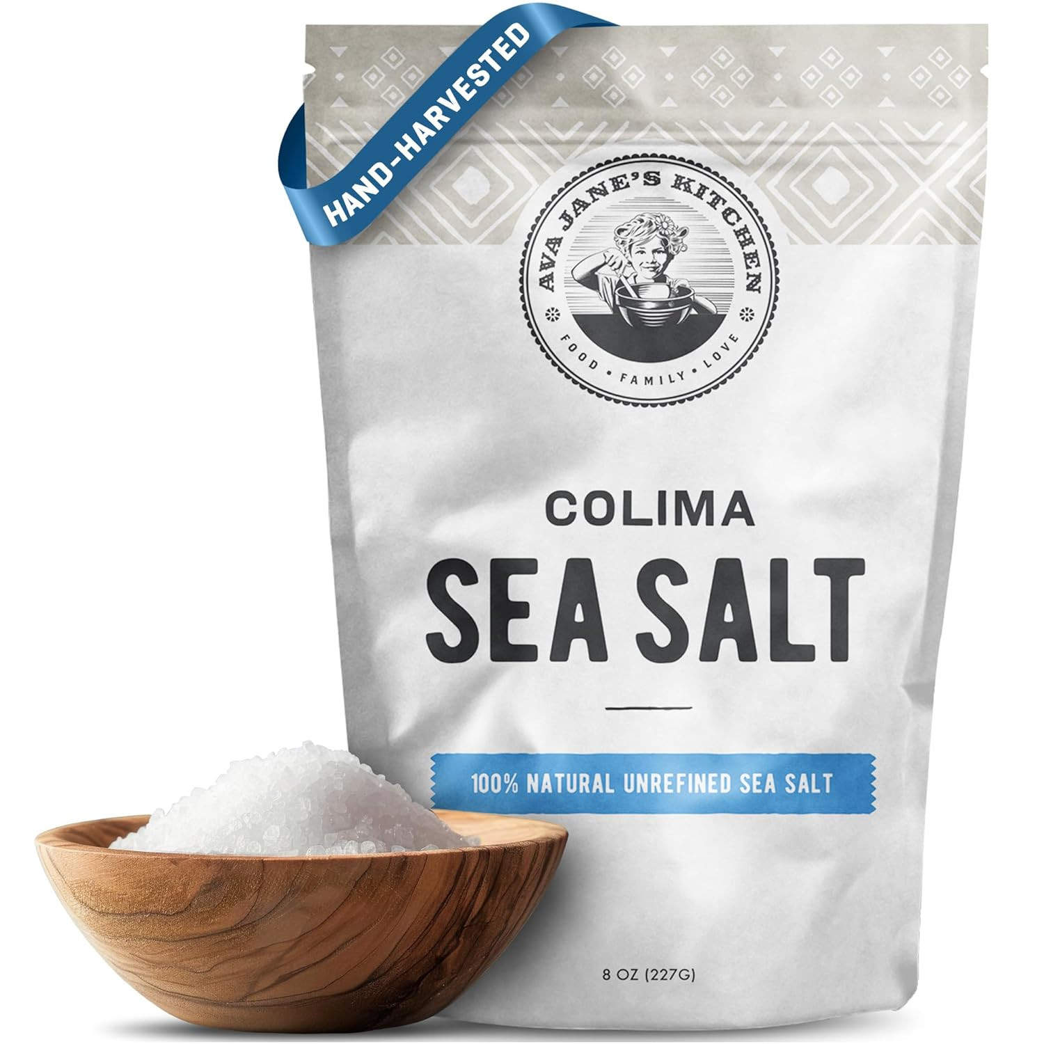 Ava Jane's Kitchen - Colima Coarse Sea Salt - 100% Unrefined, Natural, and Hand- gallery