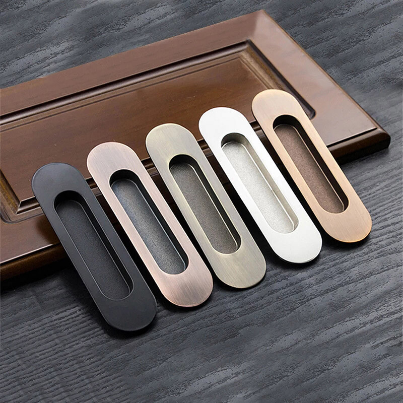 Sliding Door Flush Insert Pulls Knobs Recessed Flush Door With Screws gallery