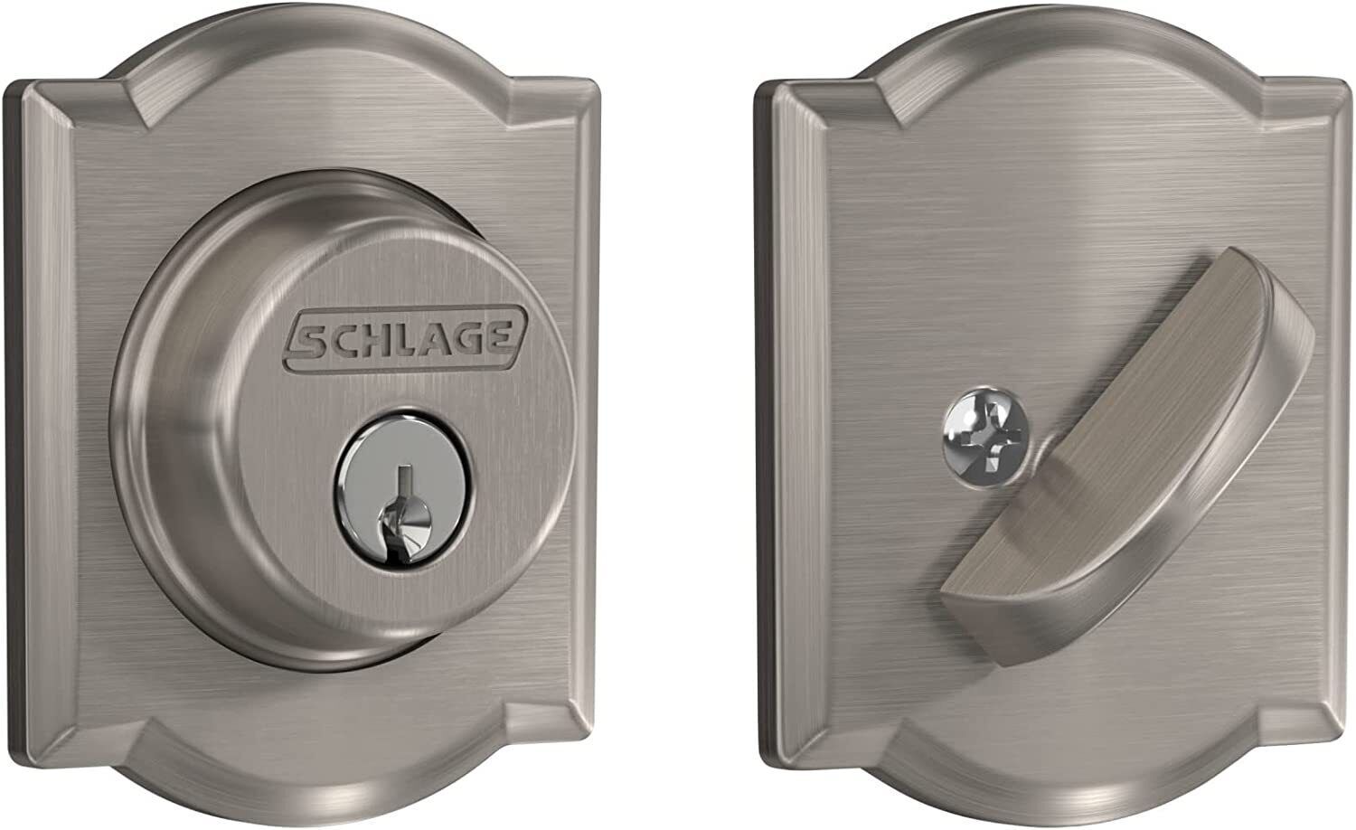 Schlage Single Cylinder Keyed Entry Grade 1 Deadbolt, B60N CAM gallery