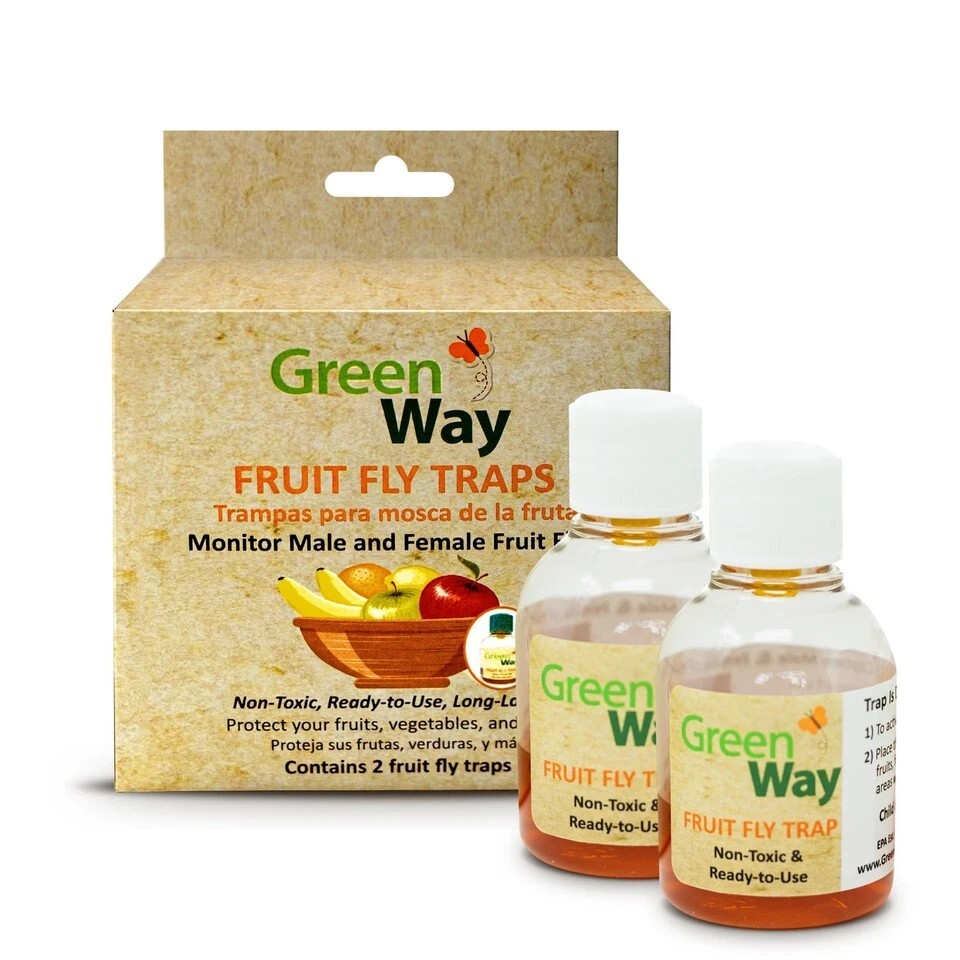 GreenWay Fruit Fly Trap Non-Toxic, Ready-to-Use, Long-Lasting gallery