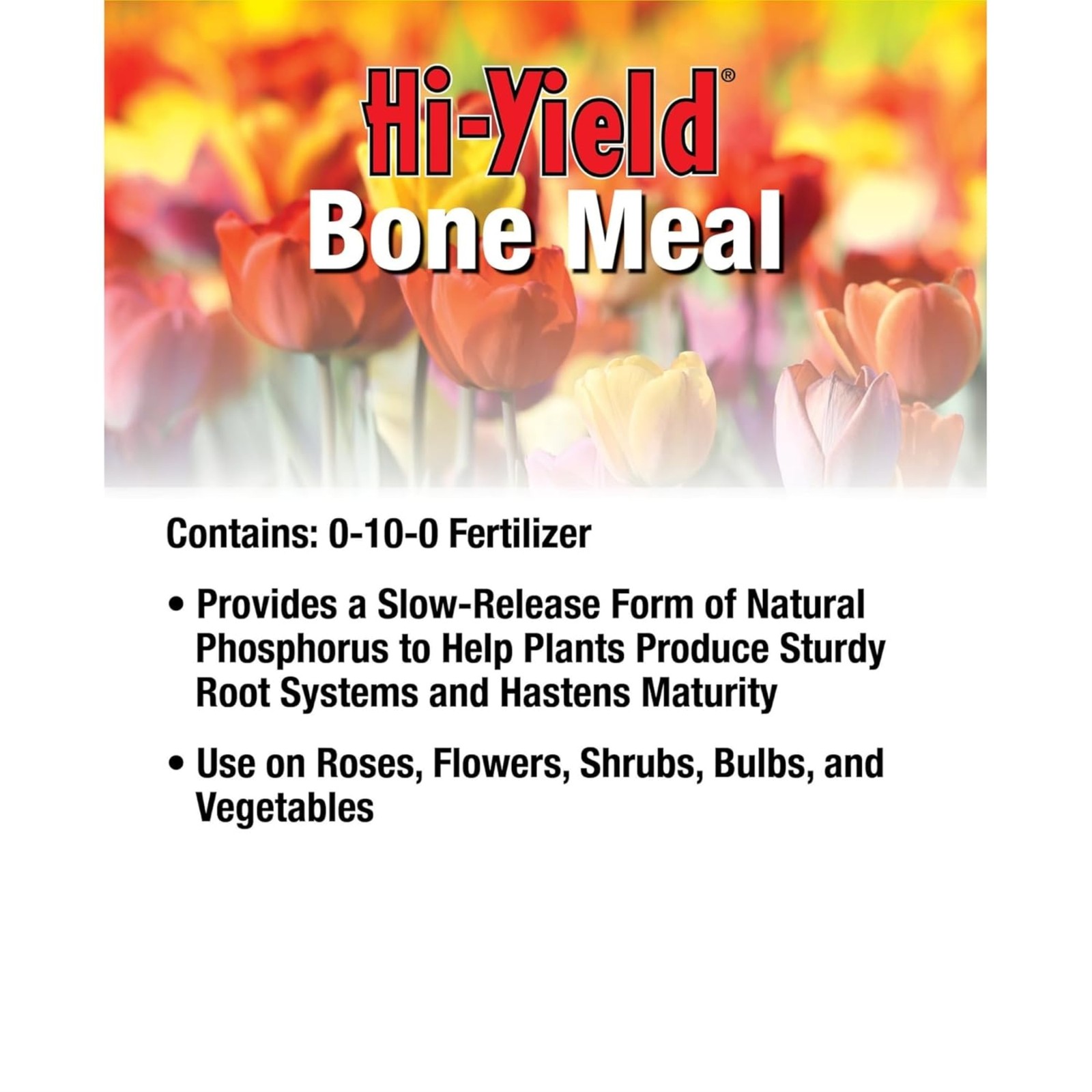 Hi-Yield Bone Meal 0-10-0 for Roses, Flowers, Shrubs and Gardens, 3.25lb gallery