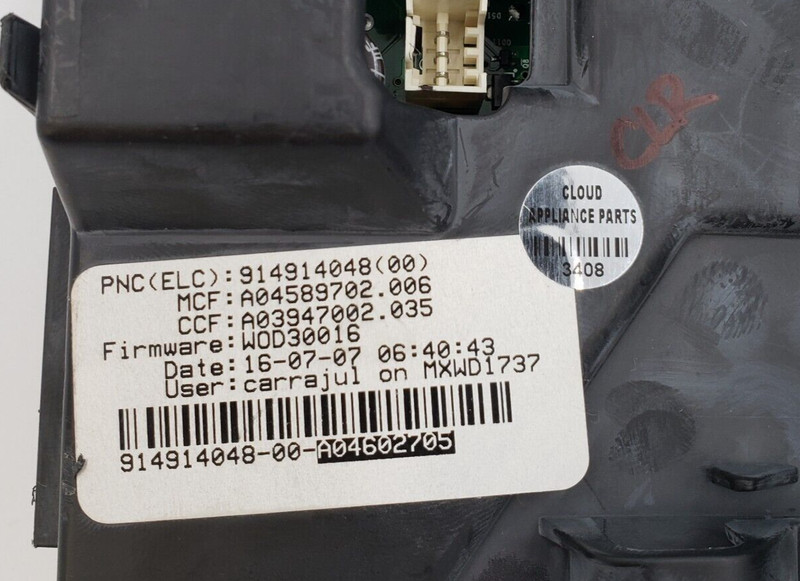Genuine Frigidaire Washer Control A04602705 Same Day Shipping & 60 Days Warranty gallery