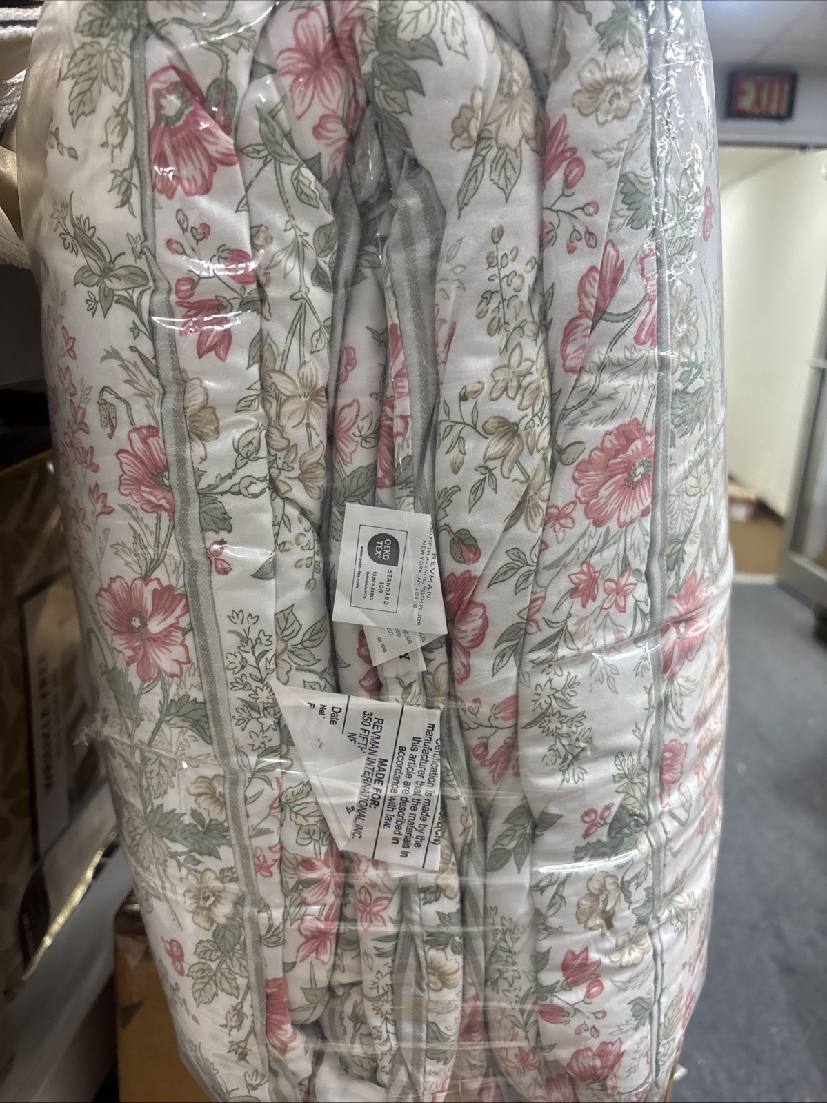 Laura Ashley 7pc Full/Queen Arden Floral Comforter Bedding Set Pink BRAND NEW !! gallery