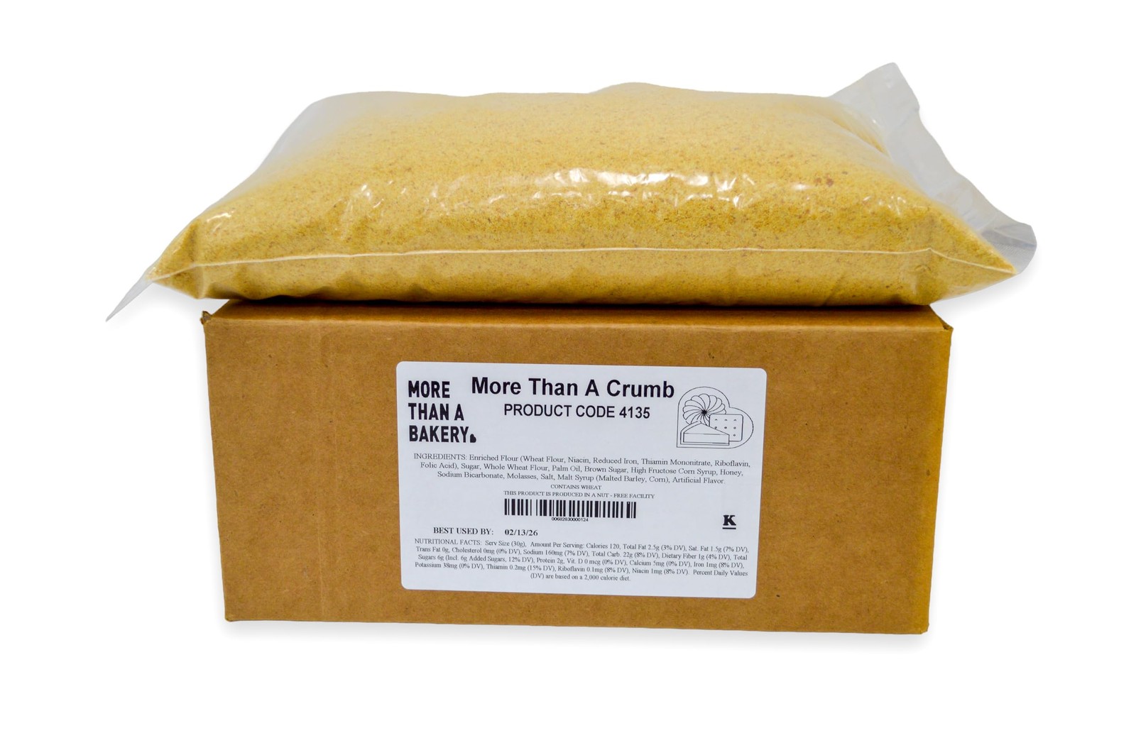 More Than A Crumb Graham Cracker Crumbs | 5 lb Bulk Bag | Resealable for Freshne gallery
