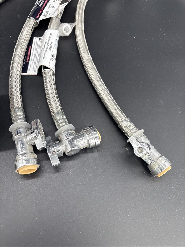 QUICKFITTING 1/2" Braided Line Connector (Push-to-Connect) Lot Of 7 New gallery