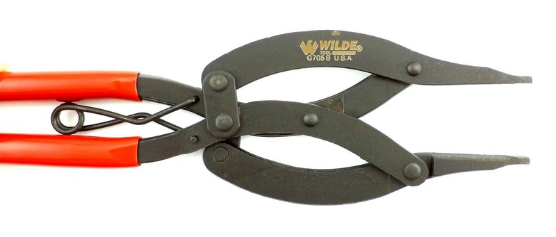Wilde Tool 10” in. Straight Compound Lock Ring Pliers Snap Retaining MADE IN USA gallery