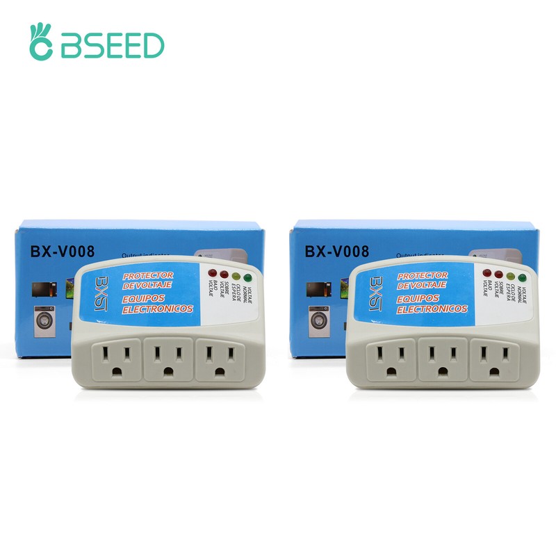 2Pcs US Voltage Power Surge Protector Refrigerator Brownout Appliance Sockets gallery