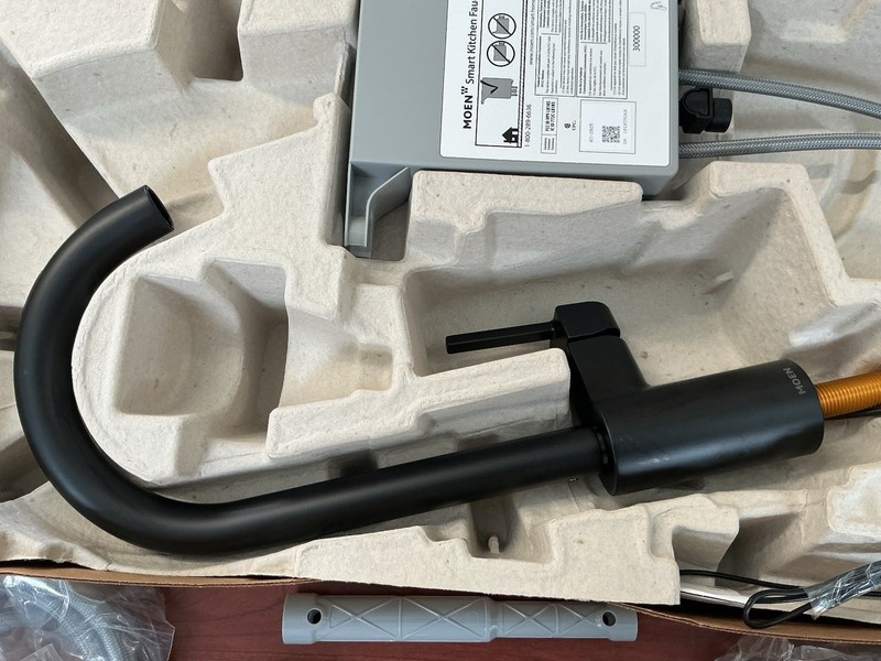 NEW Moen 7565EVBL Align Smart Voice/Wave PullDown Kitchen Faucet MatteBlack B166 gallery