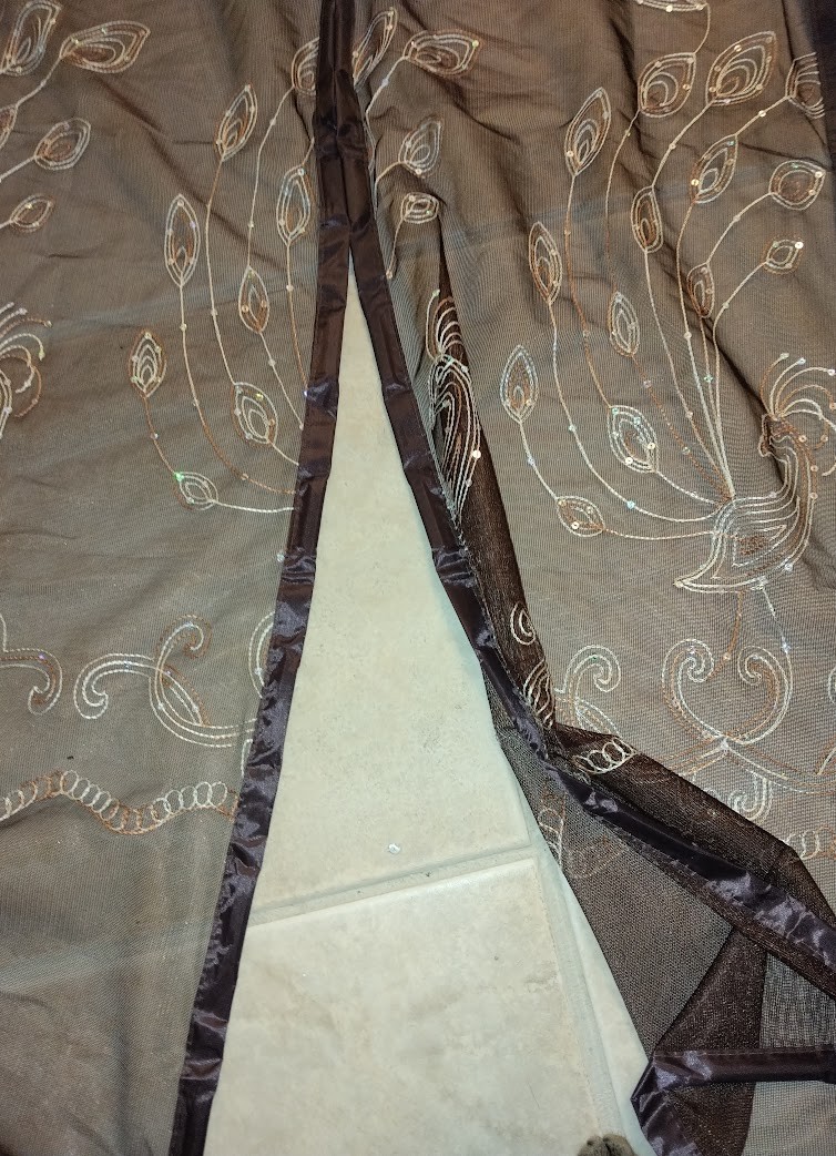 Mesh Magnetic Screen Door Magnet Closure Curtain no bugs brown 78"x 32" gallery