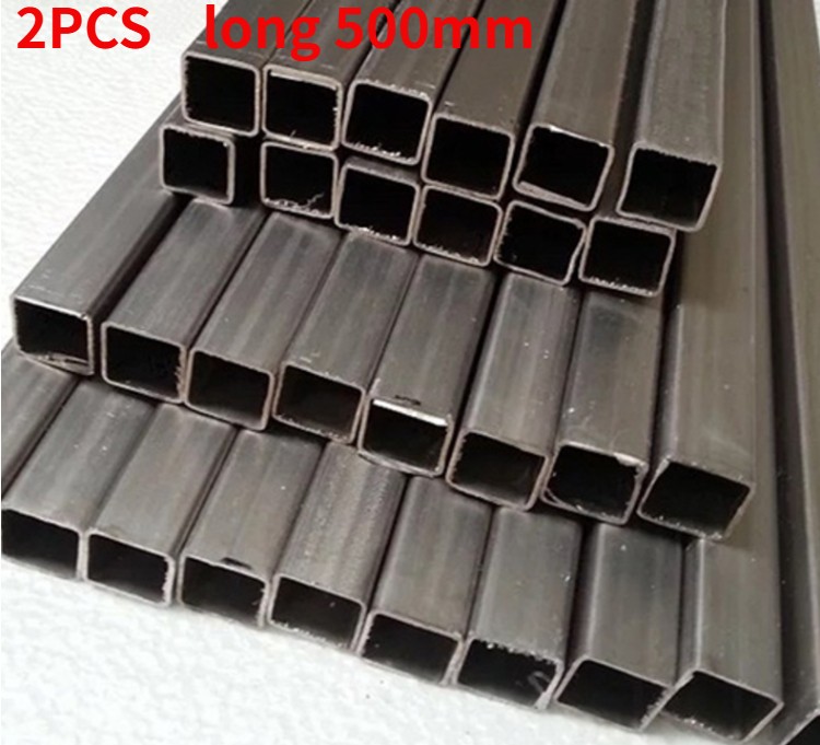 2PCS Titanium Ti Grade TA1/TA2 Metal Square pipe, OD 20mm-60mm , Length 500mm gallery