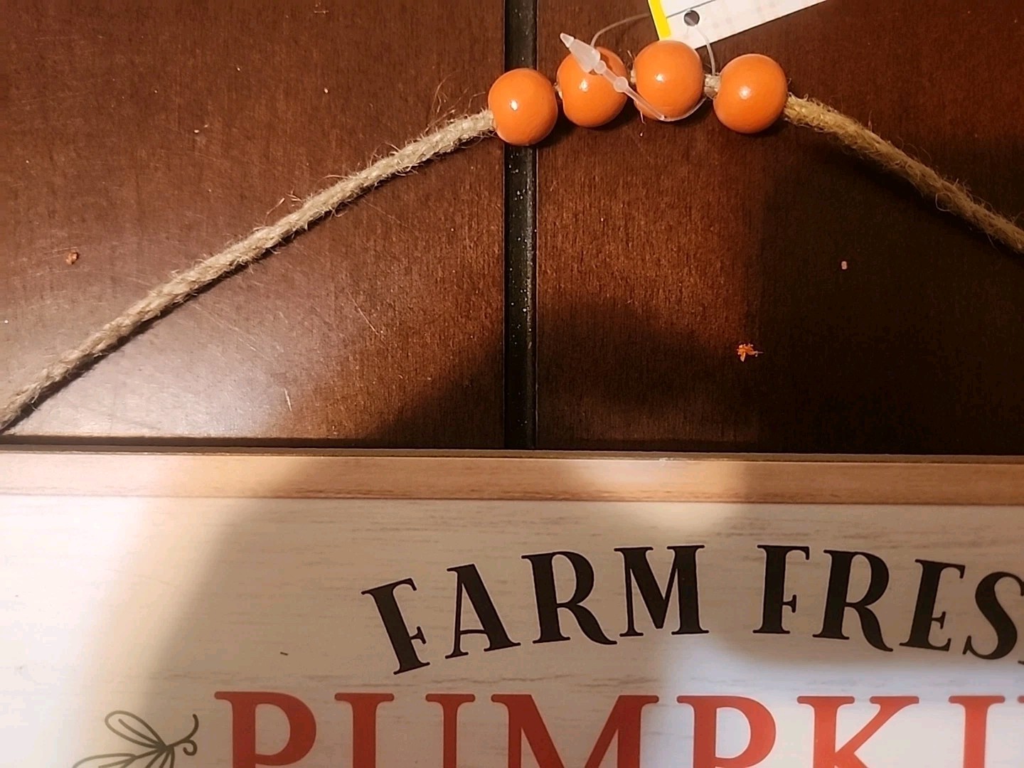 New PRIMITIVE WOODEN "FARM FRESH PUMPKINS" SIGN 16 IN W X 6 IN Fall Decor gallery
