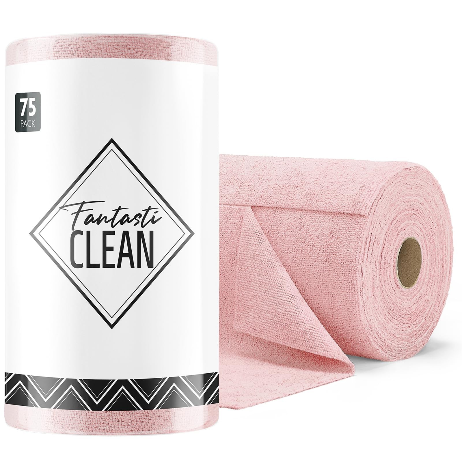 Microfiber Cleaning Cloth Roll -75 Pack, Tear Away Microfiber Towels, 12" x 1... gallery