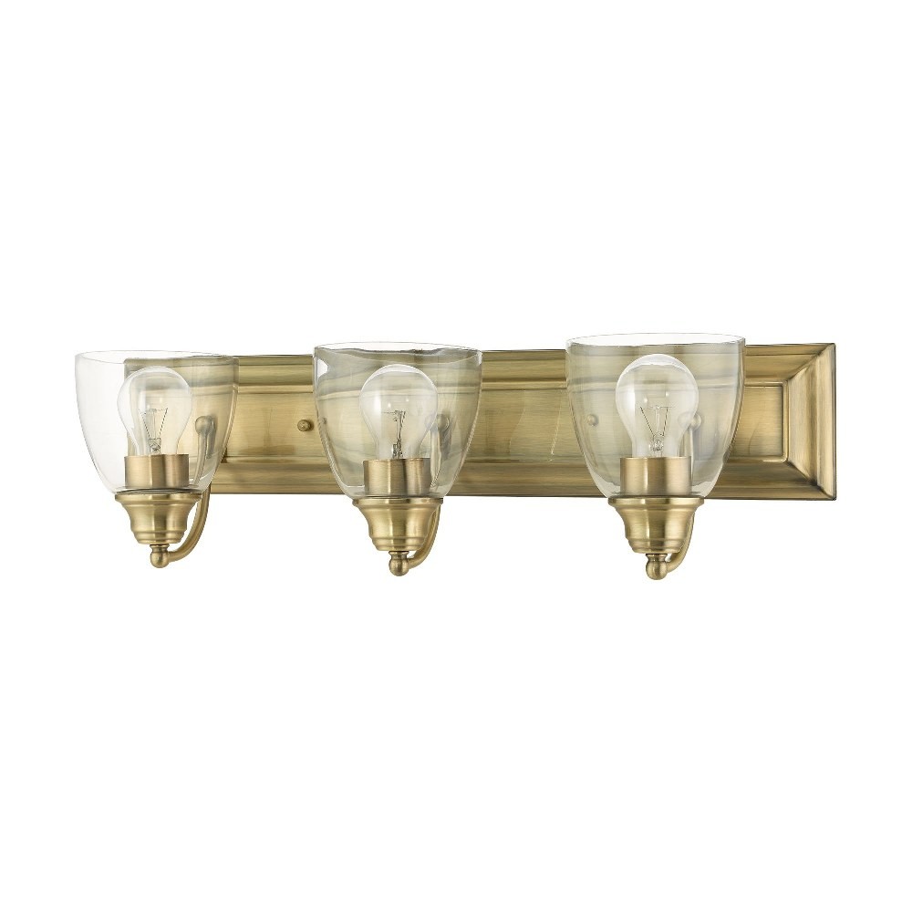 Birmingham - 3 Light Bath Vanity in New Traditional Style - 24 Inches wide by 7 gallery