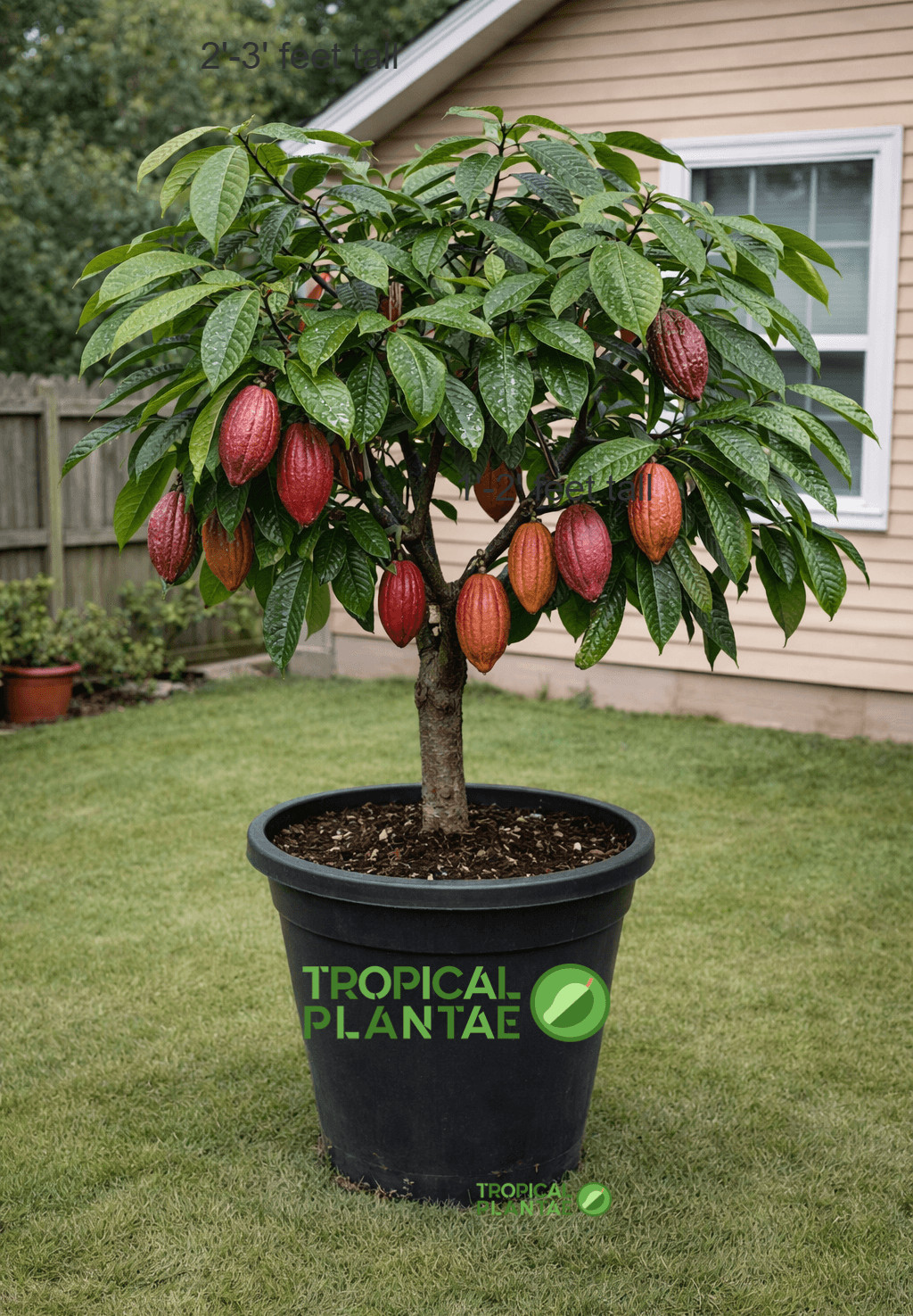 Forastero Cacao Tree (Theobroma cacao) – Live Tropical Cacao Plant – USDA gallery