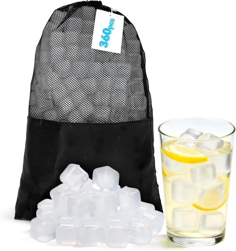 360 Pack Reusable Ice Cubes for Drinks, Bpa-Free Ice Packs for Lunch Boxes, Cool gallery