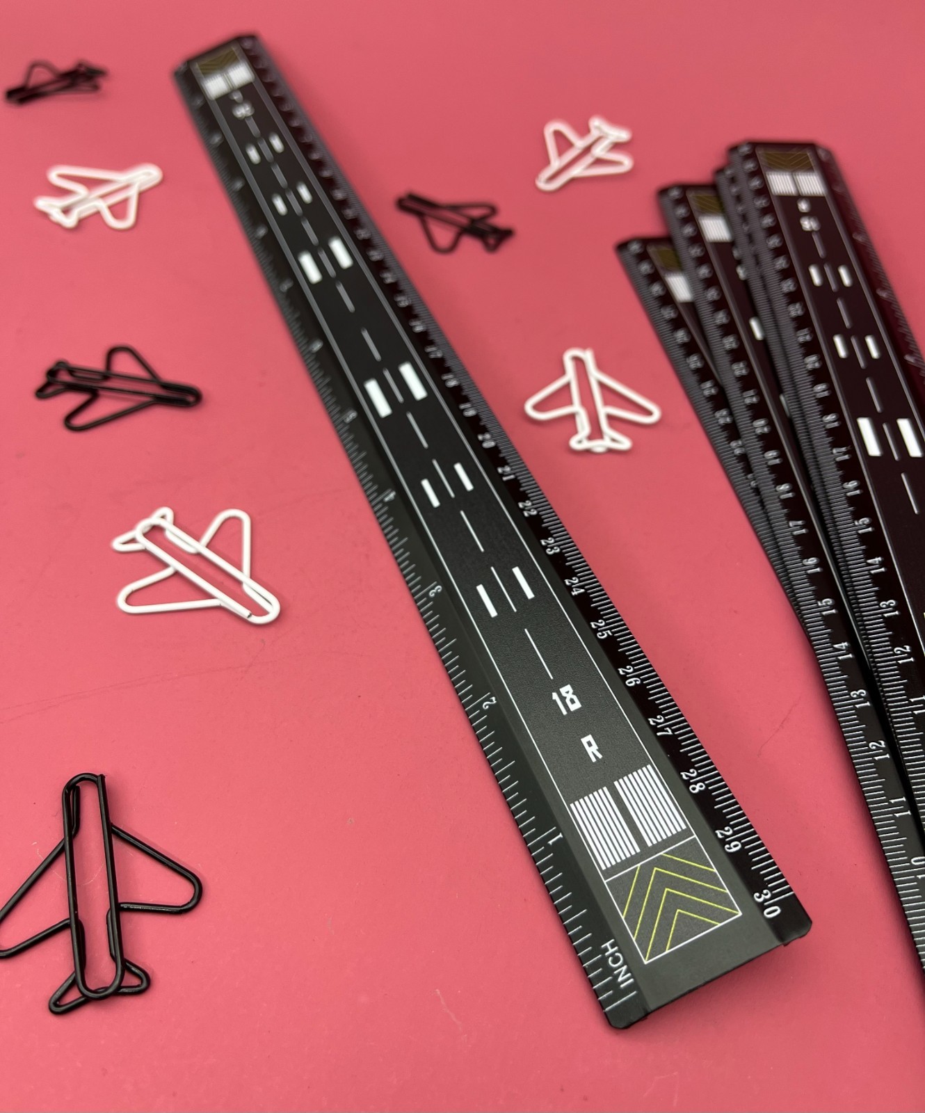 Runway Ruler 30 cm / 12 inch, Aviation Ruler, Pilot Gift, Desk Ruler, AvGeek gallery