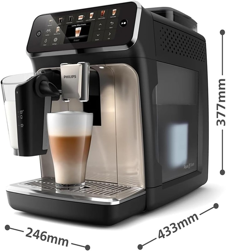 Philips 5500 LatteGo Automatic Espresso Machine, Chrome | 20 Recipes | EP5544/94 gallery