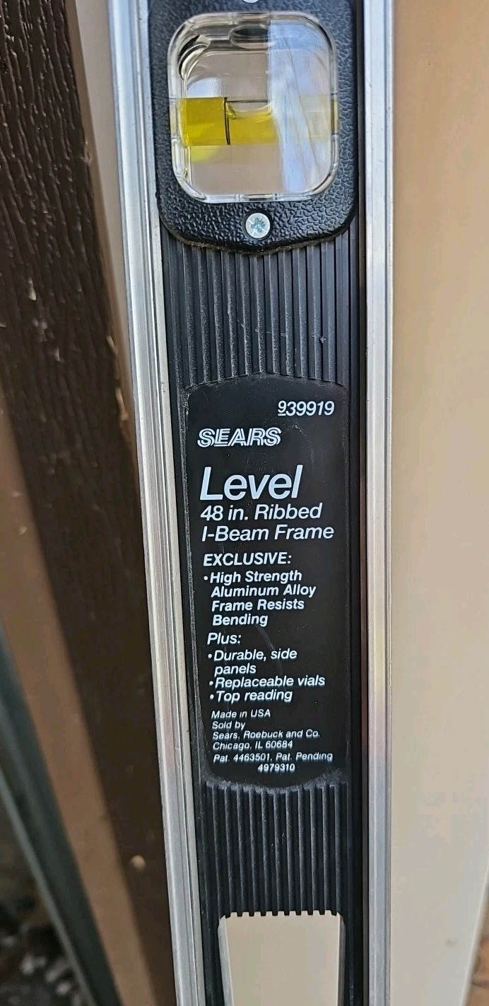 Sears 48" Aluminum Level ~In Lever Guard Case~ Great Condition gallery