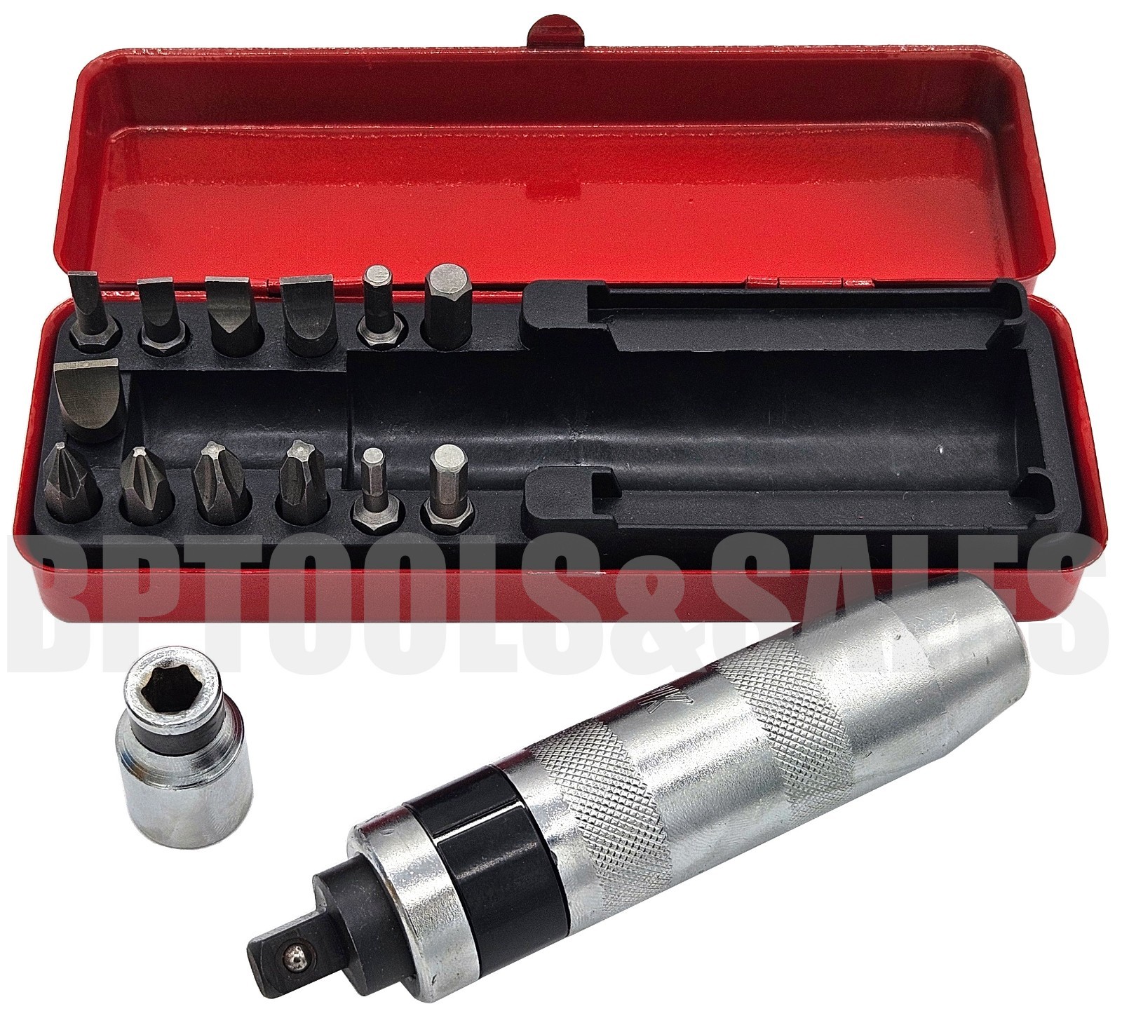 Heavy Duty 14Pcs 1/2" Drive Impact Driver Set Screw Remover Tightener Reversible gallery