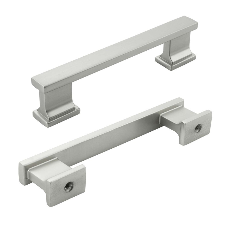 Solid Metal Brushed Nickel Cabinet Pulls Knobs Handles Kitchen Bathroom Drawers gallery