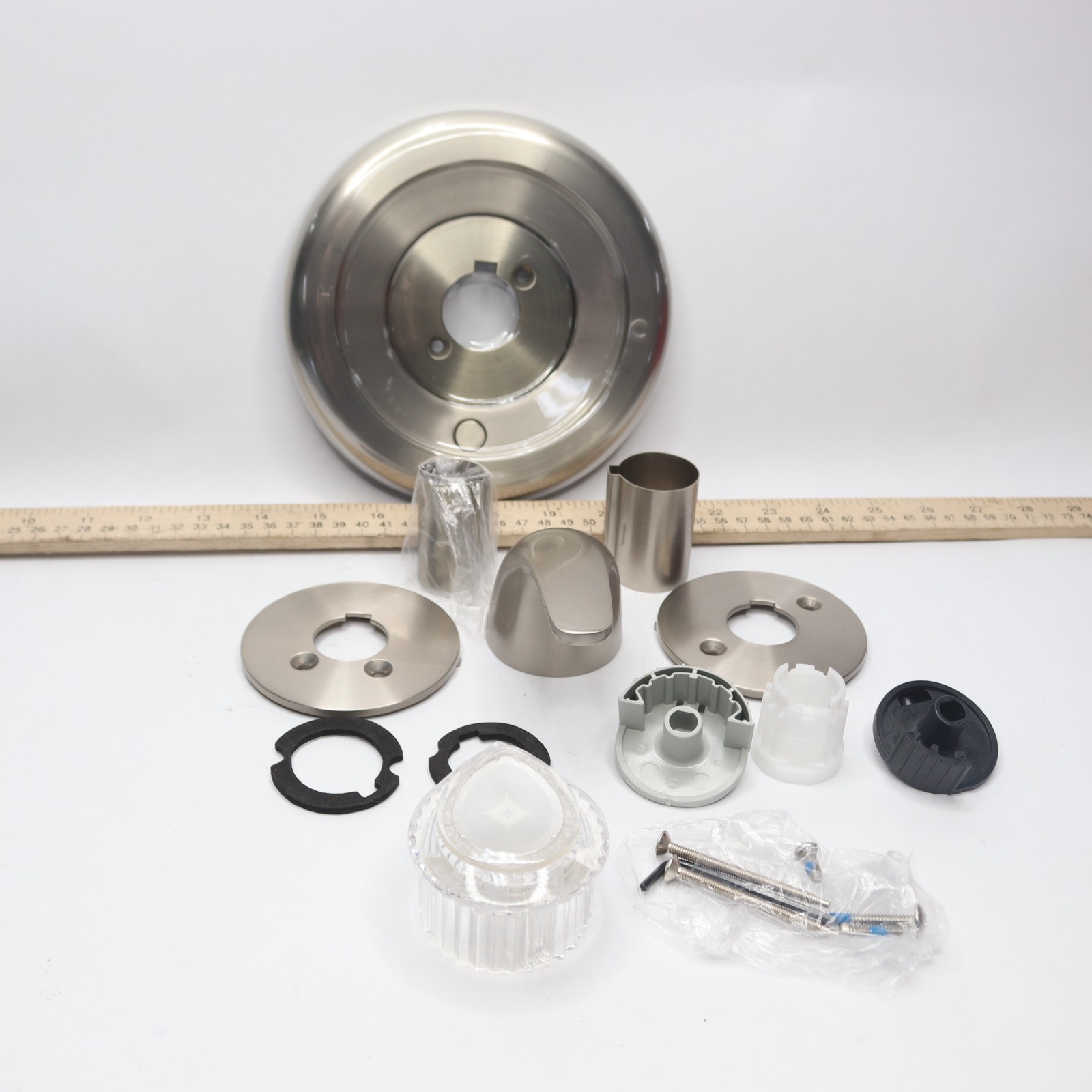 Danco Universal Trim Kit Single Handle Shower Clear Brushed Nickel -Complete Kit gallery