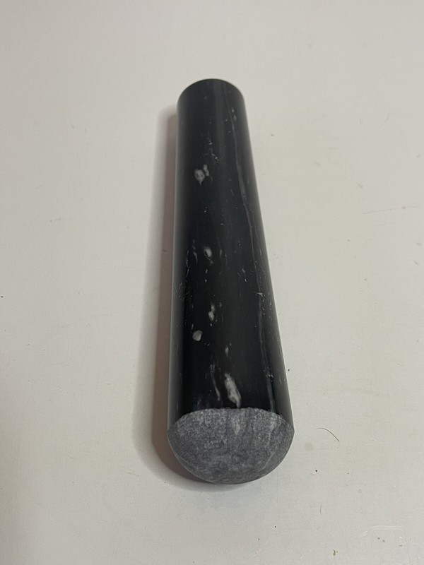 Creative Home Black Gray Marble Polished Mortar And Pestle gallery